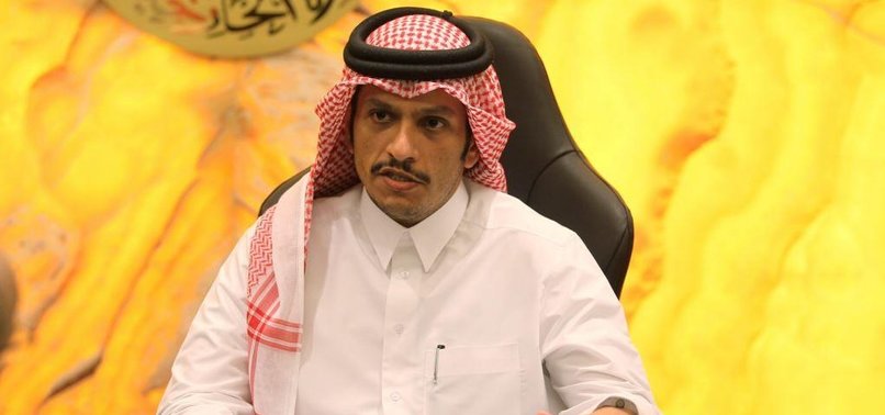 QATAR FM ARRIVES IN KUWAIT TO GIVE REPLY ON DEMANDS