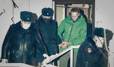 Russian opposition leader Navalny in notorious Moscow prison