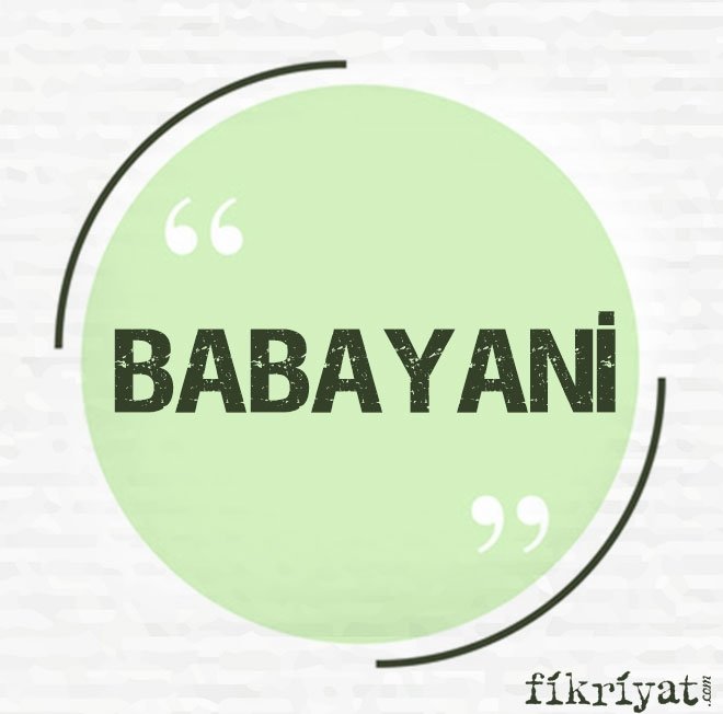 BABAYANİ