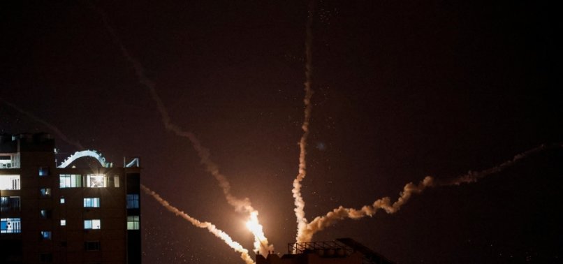 Rockets fired from Gaza to many areas in Israel