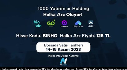1000 Yatırımlar Holding halka arz oluyor