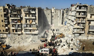 Shocked Aleppo residents desperate to find relatives under rubble