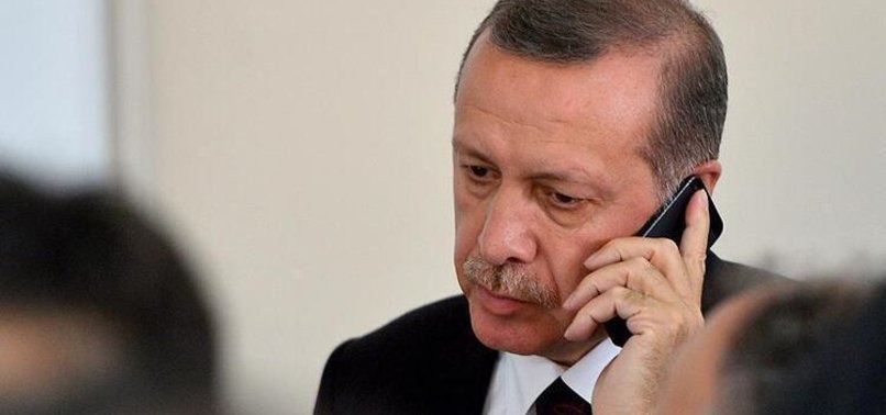 TURKISH PRESIDENT SPEAKS OVER PHONE WITH ISRAELI COUNTERPART