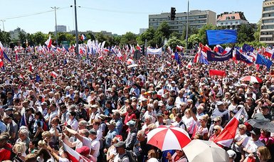 500,000 people participate in major protest in Poland: opposition leader