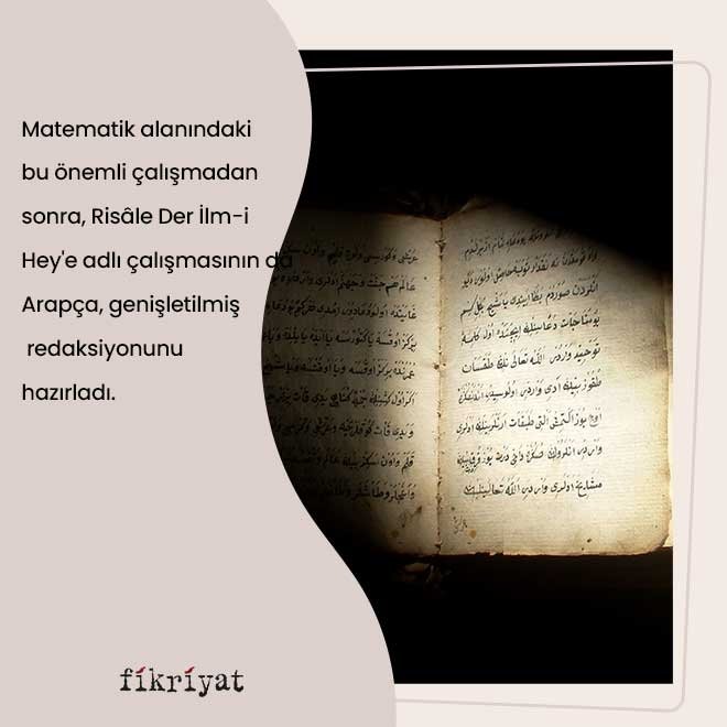 FATİH SULTAN MEHMET’E SUNDUĞU ESERLER