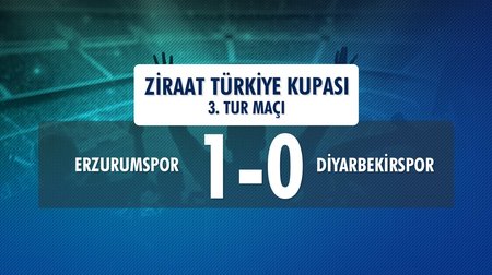 Erzurumspor 1 - 0 Diyarbekirspor (Ziraat Türkiye Kupası 3. Tur Maçı)