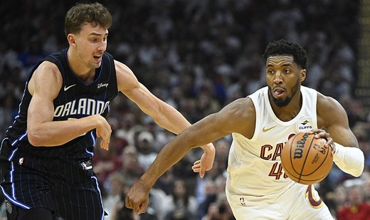 Orlando Magic rout Cavaliers to level NBA playoff series
