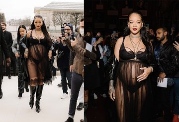 Dior şovunun ilgi odağı: Rihanna