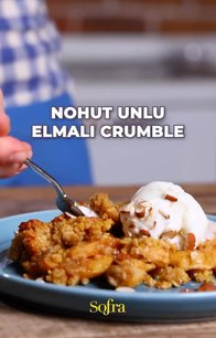 Nohut Unlu Elmalı Crumble