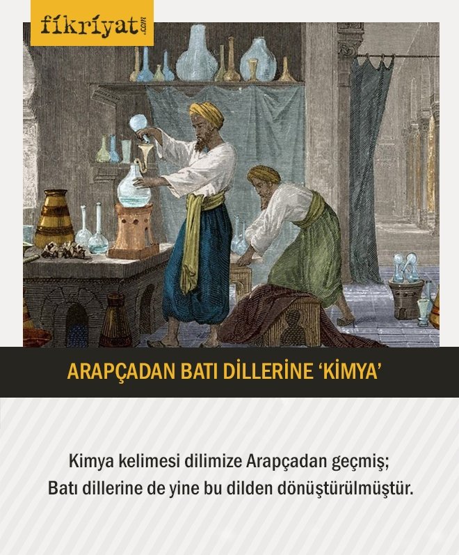ARAPÇADAN BATI DİLLERİNE ‘KİMYA’