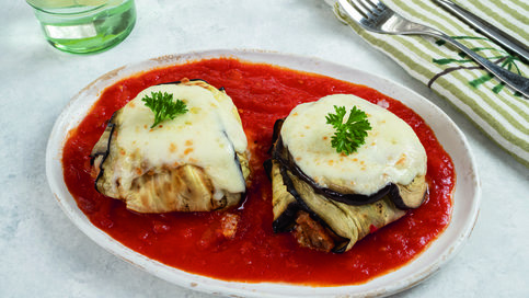 Fırında Patlıcan Bohçaları