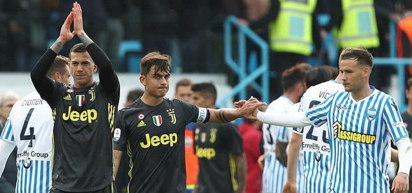 JUVENTUS BID FOR 8TH STRAIGHT SERIE A TITLE DELAYED BY SPAL