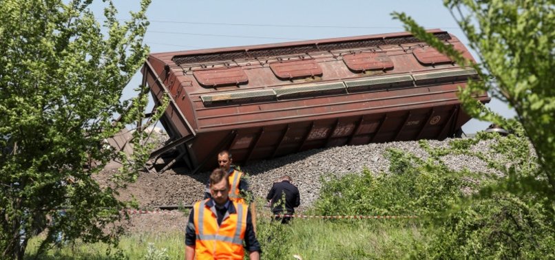 FREIGHT TRAIN CARRYING GRAIN DERAILS IN CRIMEA, SAYS OFFICIAL