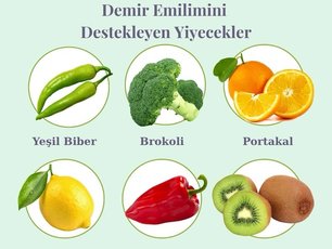 Demir Emilimini Destekleyen Yiyecekler