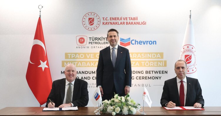 TPAO ile Chevron petrol ve gaz anlaşmasına imzayı attı