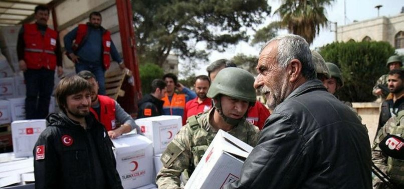 TURKISH CHARITY EXTENDS HELPING HAND TO AFRIN CIVILIANS