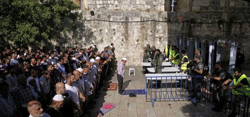 MUSLIMS AGAIN BOYCOTT HOLY SITE OVER ISRAELI SECURITY MEASURES