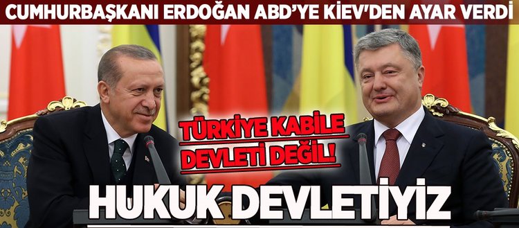 Cumhurbaşkanı Erdoğan ABD’ye Kiev’den ayar verdi