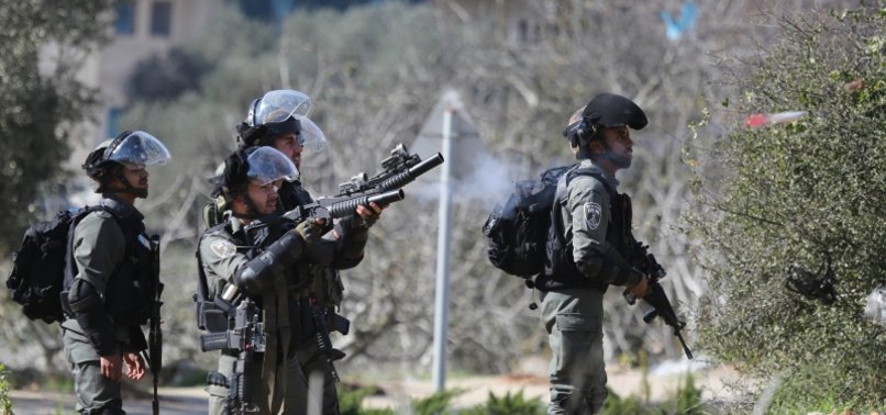 ISRAELI SOLDIERS FIRE TEAR GAS, RAID OFFICES OF PALESTINIAN NEWS AGENCY WAFA IN RAMALLAH