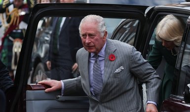 Man detained in northern England after egg thrown at British King Charles
