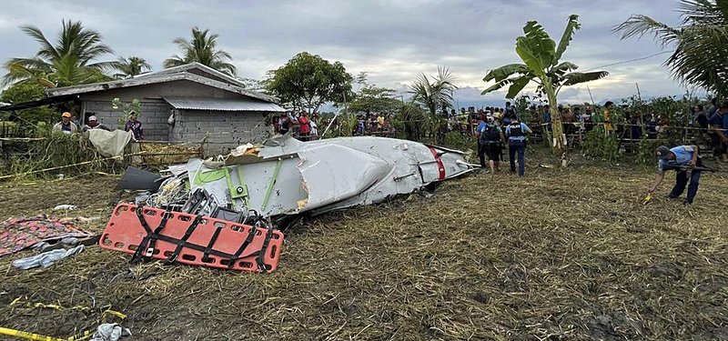 US military serviceman, 3 contractors killed in plane crash in southern Philippines