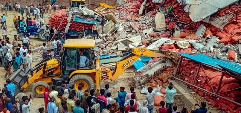 14 KILLED AS ROOF OF STORAGE FACILITY COLLAPSES IN INDIA