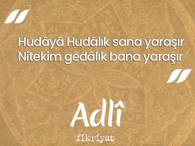 Adlî Divanı’ndan seçmeler