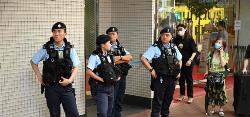 HONG KONG POLICE DETAIN ACTIVISTS ON TIANANMEN SQUARE ANNIVERSARY