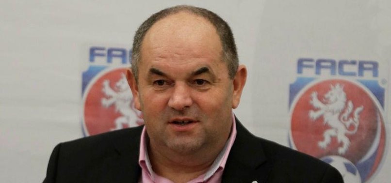 DETAINED HEAD OF CZECH SOCCER FEDERATION RESIGNS