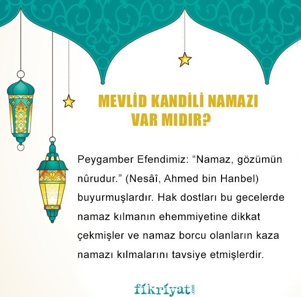 MEVLİD KANDİLİ NAMAZI