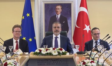 Turkish foreign minister receives top EU envoy in Ankara