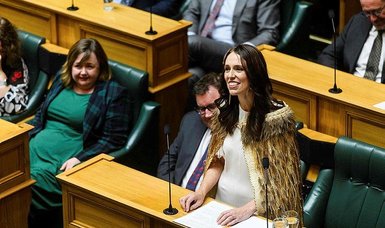 Jacinda Ardern bids farewell to New Zealand parliament in tearful address