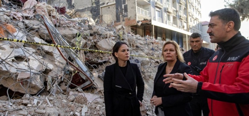 GERMAN MINISTERS VISIT TÜRKIYE IN WAKE OF DEVASTATING EARTHQUAKES