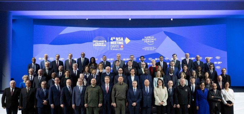 FOURTH UKRAINE PEACE PLAN CONFERENCE OPENS IN DAVOS