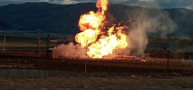 BLAST HITS NATURAL GAS PIPELINE ON TURKISH-IRANIAN BORDER