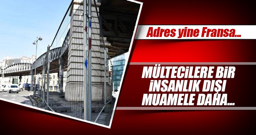 Sığınmacılara tel çit engeli