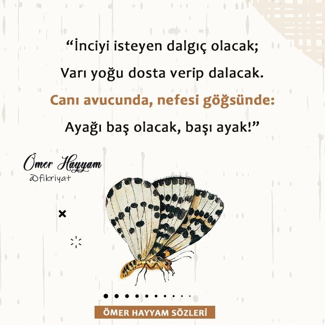 Ömer Hayyam’ın unutulmaz sözleri