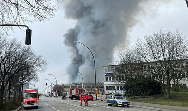 Smoke, toxin warning issued as large fire rages in Hamburg, 140 evacuated