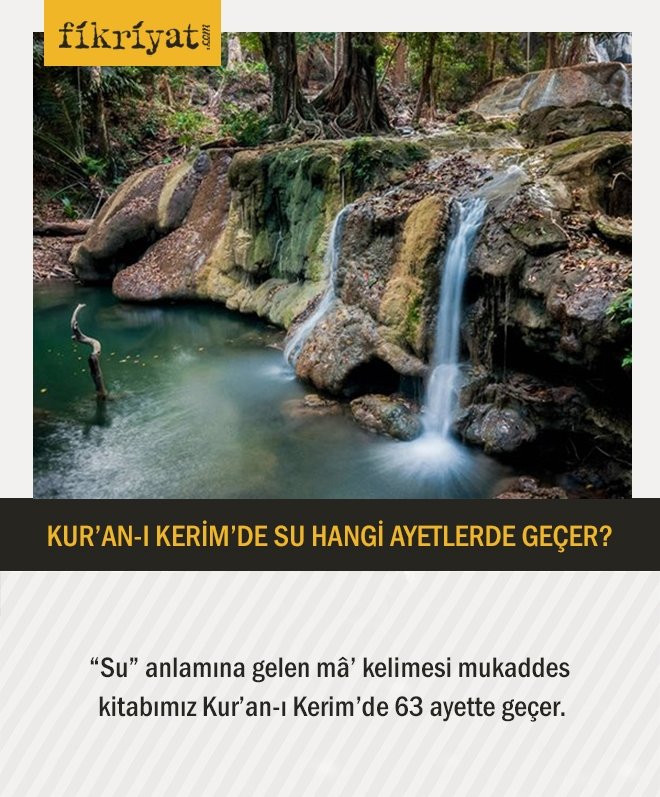 KUR’AN-I KERİM’DE SU HANGİ AYETLERDE GEÇER?