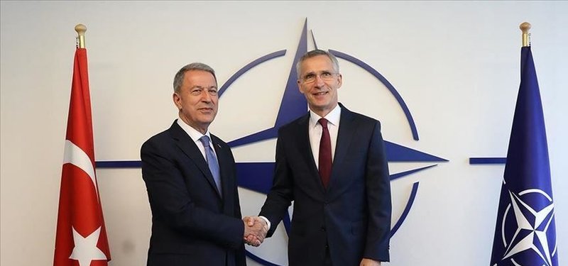Turkish defense minister, NATO chief discuss Libya, Syria