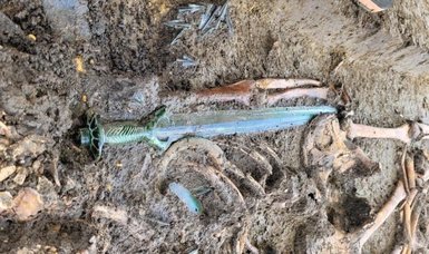 Well-preserved Bronze Age sword unearthed by archaeologists in Germany