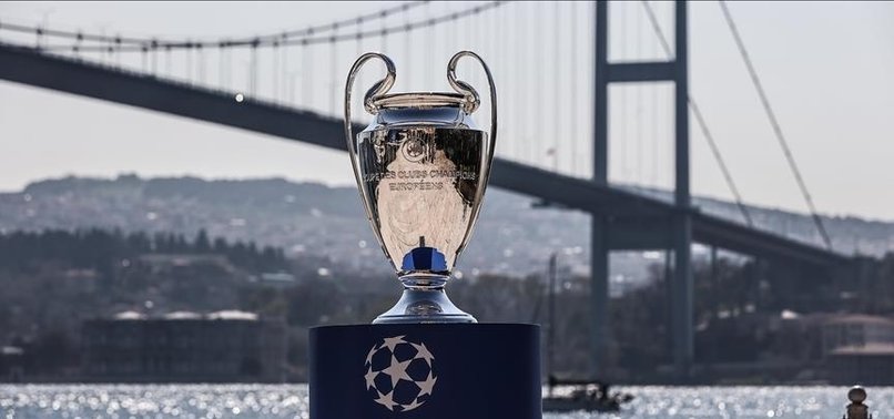 UEFA CHAMPIONS LEAGUE TROPHY ON DISPLAY IN ISTANBUL