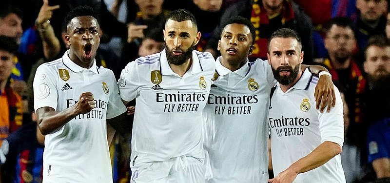 Benzema hat-trick against Barcelona fires Madrid into Cup final