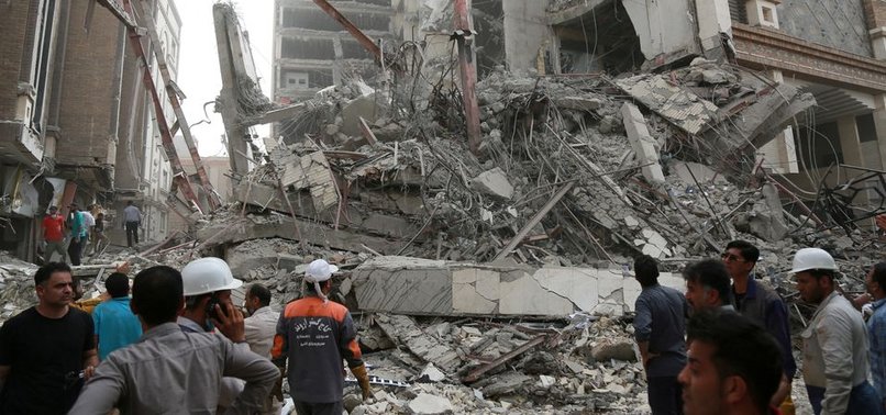 IRAN CHARGES 20 OVER DEADLY BUILDING COLLAPSE