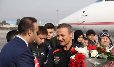 Türkiye's first astronaut Alper Gezeravcı returned to the homeland