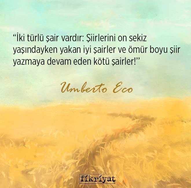 Yazı işçisi Umberto Eco’dan 44 alıntı