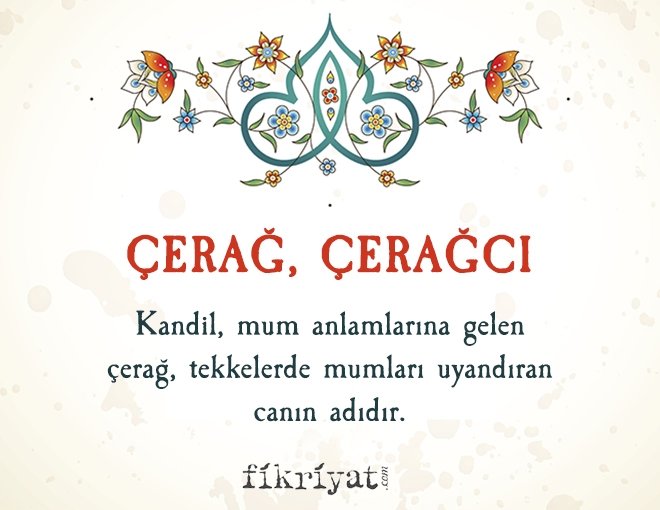 ÇERAĞ, ÇERAĞCI