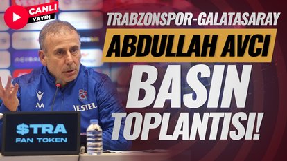 Abdullah Avcı Basın Toplantısı | Trabzonspor 1  -  5 Galatasaray | CANLI YAYIN