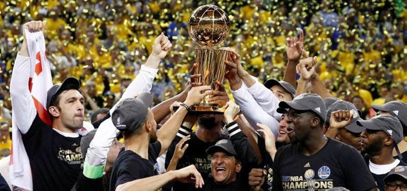 THE GOLDEN STATE BEAT CLEVELAND CAVALIERS TO TAKE NBA TITLE