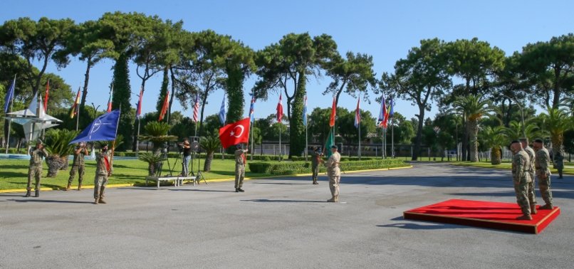 NATO CHANGE OF COMMAND CEREMONY HELD IN TURKEY
